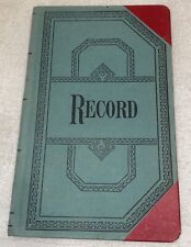 Vintage record book for sale  Lithia