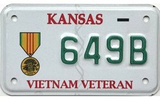 kansas motorcycle license plate for sale  Fitchburg