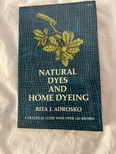 vintage 1971 Natural Dyes and Home Dyeing paperback book by Rita J. Adrosko segunda mano  Embacar hacia Mexico