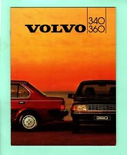 ▬► Prospectus Brochure Catalogue VOLVO 340 GL 360 GLS GLE 1984 28p, usado comprar usado  Enviando para Brazil