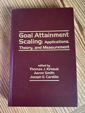 Goal Attainment Scaling: Applications, Theory and Measurement comprar usado  Enviando para Brazil