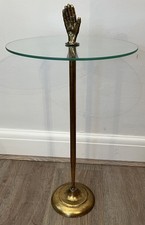 Glass side table for sale  Shipping to Ireland