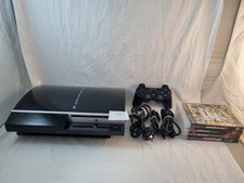 Console PS3 Fat Playstation 3 40GB (CECHG02) + jogos + controle, usado comprar usado  Enviando para Brazil