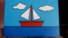 Quadro barca vela usato  Sestu