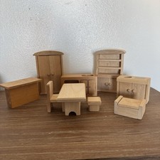 Miniature wooden dollhouse for sale  New Port Richey