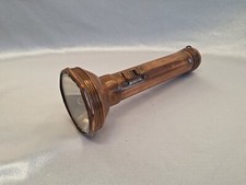 Lanterna vintage RARA Montgomery Ward cobre sólido bateria 3D feita nos EUA comprar usado  Enviando para Brazil