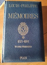 Memoires louis philippe d'occasion  La Rochelle