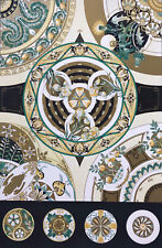 Usado, Absolutamente deslumbrante litografia vintage de 1896 de ornamento de roseta por A Erdmann comprar usado  Enviando para Brazil
