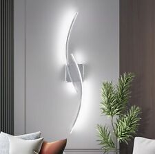 2 Apliques de Pared Modernos, Lámparas de Pared LED Luces de Pared Cromadas  segunda mano  Embacar hacia Argentina