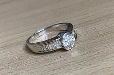 Bague gris diamants d'occasion  Boulogne-Billancourt