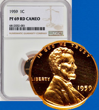 Cameo proof 1959 for sale  Bohemia