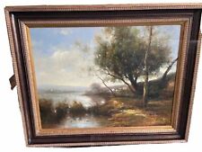 Canvas painting framed for sale  Hartsville