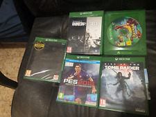 5 jogos originais XBOX One Raymen PES 18 Tomb Raider Dark Souls Rainbow Six Siege comprar usado  Enviando para Brazil