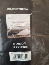 Waffle throw 125x150cm for sale  ROTHERHAM