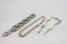 Sterling silver bracelets for sale  LEEDS