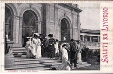 Cartolina livorno inizio usato  Roma
