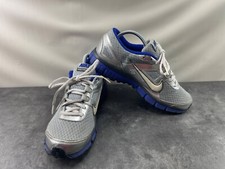 Tênis de corrida Nike feminino 10M Dual Fusion cinza azul prata 407847-007 comprar usado  Enviando para Brazil