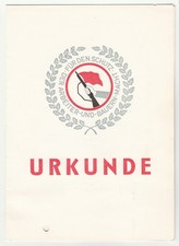 Ddr urkunde kampfgruppen gebraucht kaufen  Rathenow