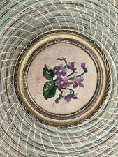 Cadre rond brodé d'occasion  Lormont