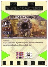 Novogus gravekeeper set usato  Italia