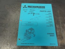 Manual de lista de peças de empilhadeira Mitsubishi FD35 FD40 FD45 FD50C FD50 98736-71910 comprar usado  Enviando para Brazil