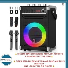 Cassa karaoke bluetooth usato  Bovolone