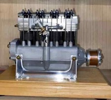 Motor modelo de controle remoto PROFI CIRRUS 1/6 17cc em linha 4 cilindros (feito na Ucrânia) NOVO comprar usado  Enviando para Brazil