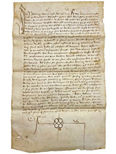 Manuscrit parchemin peau d'occasion  Aix-en-Provence-