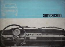 Simca 1300 utilisation d'occasion  Paris XIII