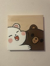 Quadro orsacchiotti innamorati usato  Italia