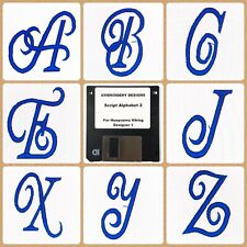 Script alphabet embroidery for sale  Chicago