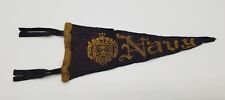 Mini pennant de lã vintage da Academia Naval da Marinha dos EUA USN C1 comprar usado  Enviando para Brazil