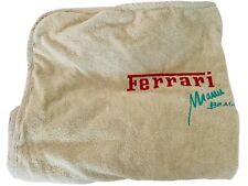 Usado, Toalla Ferrari Logo Bordado Miami Beach Sillón Toalla Playa 82 X 32 segunda mano  Embacar hacia Argentina