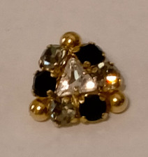 Bottoni gioiello strass usato  Firenze