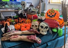 Huge halloween decorations for sale  ILKESTON