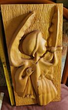 Wandbild engel holz gebraucht kaufen  Umkirch