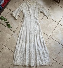 Vestido antigo eduardiano 1910’s Lawn XS comprar usado  Enviando para Brazil