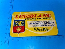 Etiquette fromage luxoblanc d'occasion  Issoire