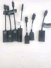 Usado, 7 adaptadores HP: 4-USB-C para RJ45; 1-USB-C para VGA; 2-Mini DisplayPort para DisplayPort comprar usado  Enviando para Brazil