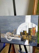 Tableau art contemporain d'occasion  Boulleret