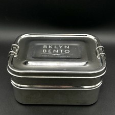 Lancheira BKLYN Bento aço inoxidável 3 compartimentos 6,5 X 4,75 X 3,25 polegadas comprar usado  Enviando para Brazil
