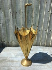 Vintage brass umbrella for sale  KING'S LYNN