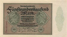 Usado, Billete De Banco 500 000 Marcas 1.5.1923 DEU-99f Kassenfrisch/UNC comprar usado  Enviando para Brazil