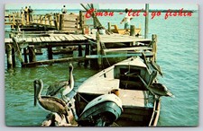 Postcard pelican boat for sale  Concord