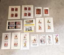 ESCÓCIA - PINTURA-HISTÓRIA-FIGURINOS-16 M/FOLHAS E MINI BLOCOS PERF&IMPERF MNH comprar usado  Enviando para Brazil