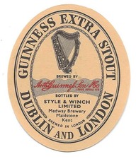 Beer label guinness d'occasion  Expédié en Belgium
