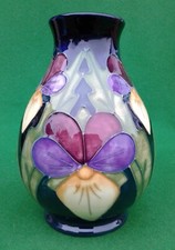 Moorcroft heartsease baluster for sale  BROMSGROVE