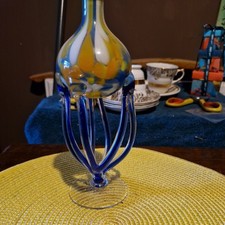 Handblown oil lamp for sale  BROMLEY