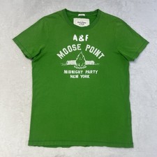 Camiseta Abercrombie & Fitch vintage tamanho G anos 90 Y2K músculo banido piada suja verde comprar usado  Enviando para Brazil