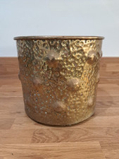 Brass hammered planter for sale  GLOUCESTER